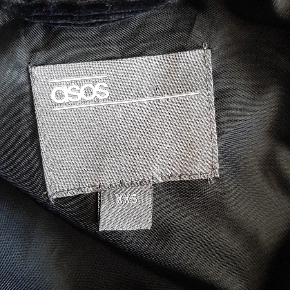 Asos  xxs black corduroy jacket - Picture 5 of 5